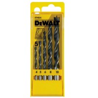 ​Dewalt 5pc Brad Point Drill Set &pound;7.49